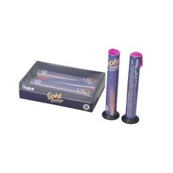 Gold-Fontänen mit Farbsternen