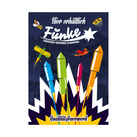 Werbeposter / Poster 420 x 594 mm Motiv 1